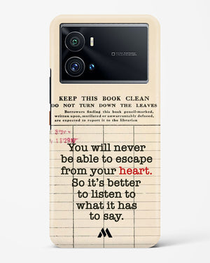 Listen to your Heart Hard Case Phone Cover (Vivo)