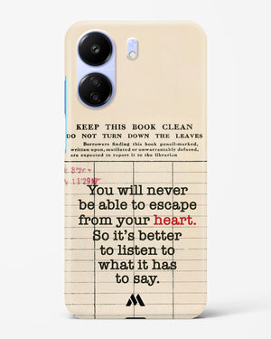 Listen to your Heart Hard Case Phone Cover (Xiaomi)