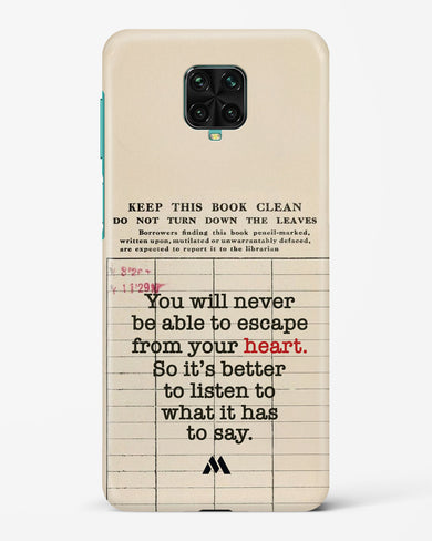 Listen to your Heart Hard Case Phone Cover (Xiaomi)