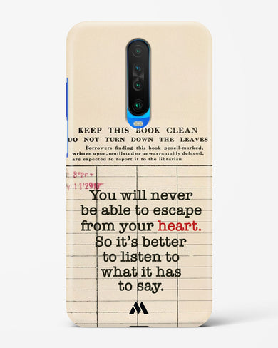 Listen to your Heart Hard Case Phone Cover (Xiaomi)