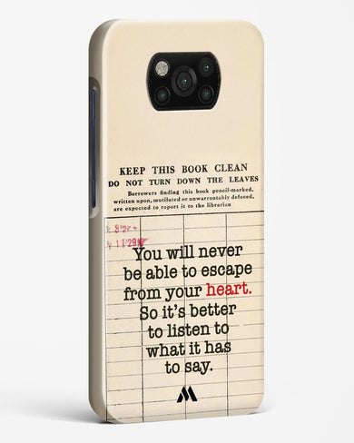 Listen to your Heart Hard Case Phone Cover (Xiaomi)