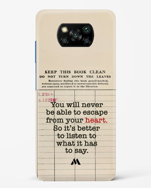 Listen to your Heart Hard Case Phone Cover (Xiaomi)