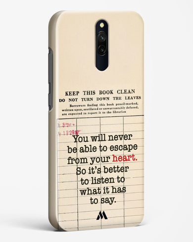 Listen to your Heart Hard Case Phone Cover (Xiaomi)