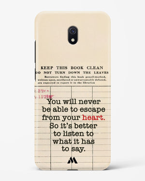 Listen to your Heart Hard Case Phone Cover (Xiaomi)