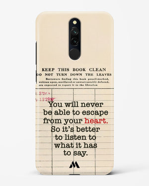 Listen to your Heart Hard Case Phone Cover (Xiaomi)