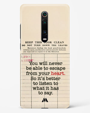 Listen to your Heart Hard Case Phone Cover (Xiaomi)