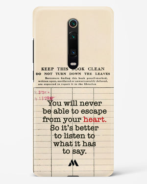 Listen to your Heart Hard Case Phone Cover (Xiaomi)
