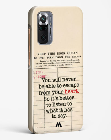 Listen to your Heart Hard Case Phone Cover (Xiaomi)