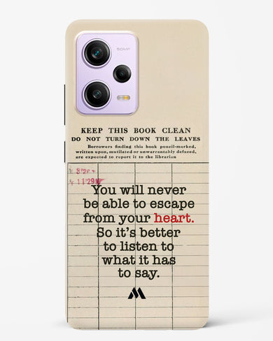 Listen to your Heart Hard Case Phone Cover (Xiaomi)