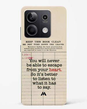 Listen to your Heart Hard Case Phone Cover (Xiaomi)