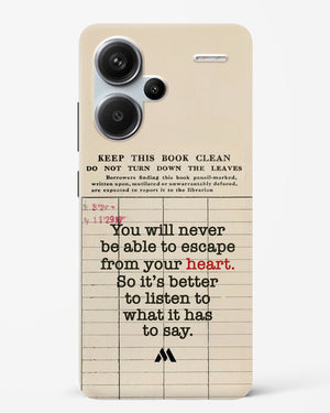 Listen to your Heart Hard Case Phone Cover (Xiaomi)