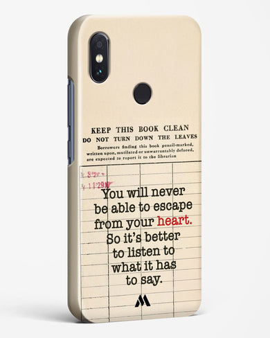 Listen to your Heart Hard Case Phone Cover (Xiaomi)