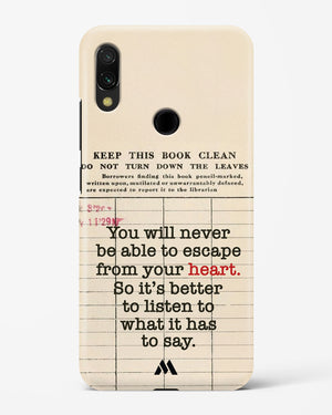 Listen to your Heart Hard Case Phone Cover (Xiaomi)