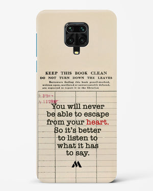 Listen to your Heart Hard Case Phone Cover (Xiaomi)