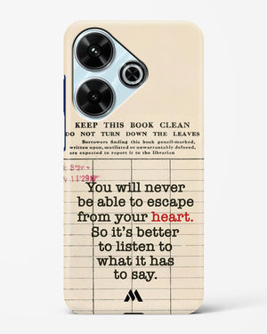 Listen to your Heart Hard Case Phone Cover (Xiaomi)