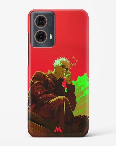 Scarlet Skies Serene Eyes Hard Case Phone Cover (Motorola)