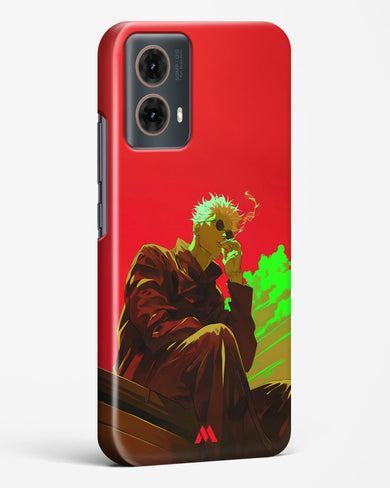 Scarlet Skies Serene Eyes Hard Case Phone Cover (Motorola)