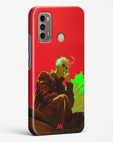 Scarlet Skies Serene Eyes Hard Case Phone Cover (Motorola)