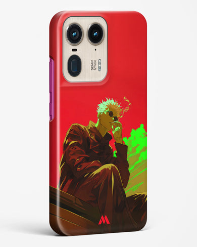 Scarlet Skies Serene Eyes Hard Case Phone Cover (Motorola)