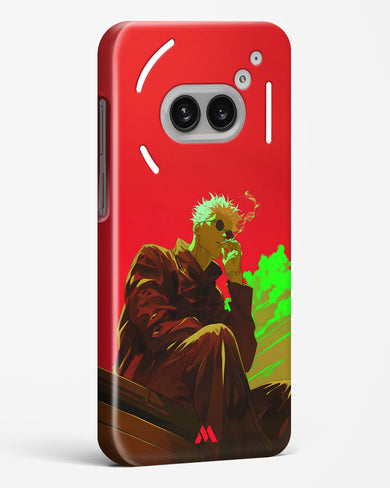 Scarlet Skies Serene Eyes Hard Case Phone Cover (Nothing)