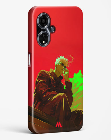 Scarlet Skies Serene Eyes Hard Case Phone Cover (Oppo)