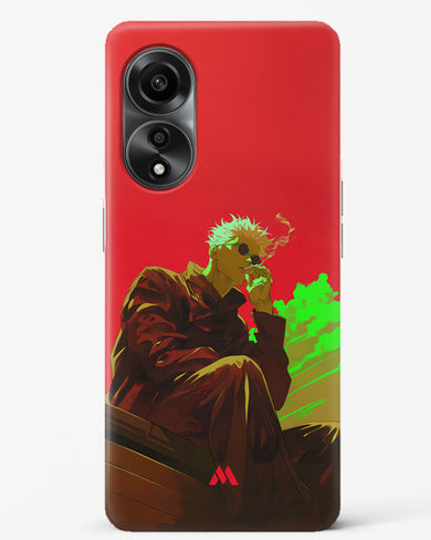 Scarlet Skies Serene Eyes Hard Case Phone Cover (Oppo)