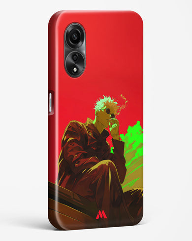 Scarlet Skies Serene Eyes Hard Case Phone Cover (Oppo)