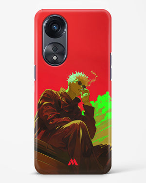 Scarlet Skies Serene Eyes Hard Case Phone Cover (Oppo)