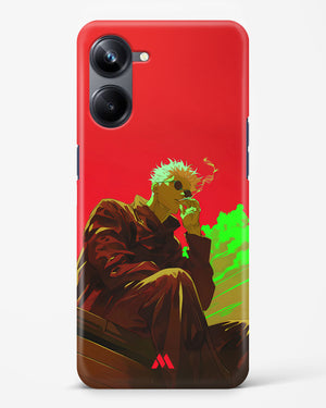 Scarlet Skies Serene Eyes Hard Case Phone Cover (Realme)