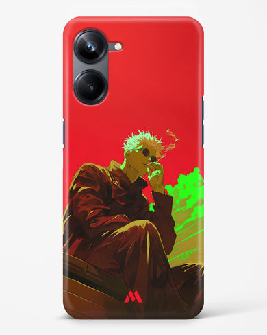 Scarlet Skies Serene Eyes Hard Case Phone Cover (Realme)