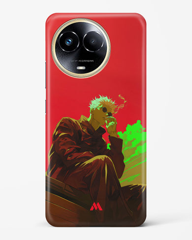 Scarlet Skies Serene Eyes Hard Case Phone Cover (Realme)