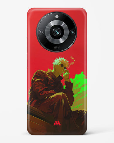 Scarlet Skies Serene Eyes Hard Case Phone Cover (Realme)