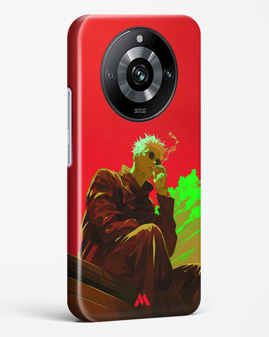 Scarlet Skies Serene Eyes Hard Case Phone Cover (Realme)