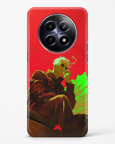 Scarlet Skies Serene Eyes Hard Case Phone Cover (Realme)