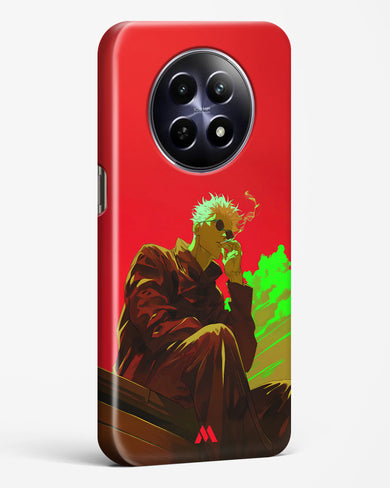 Scarlet Skies Serene Eyes Hard Case Phone Cover (Realme)