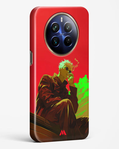 Scarlet Skies Serene Eyes Hard Case Phone Cover (Realme)