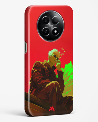 Scarlet Skies Serene Eyes Hard Case Phone Cover (Realme)