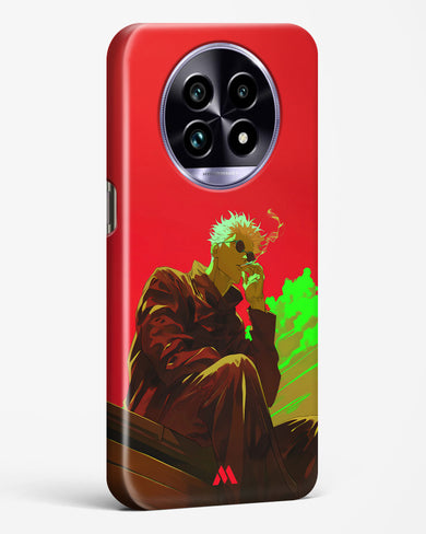 Scarlet Skies Serene Eyes Hard Case Phone Cover (Realme)