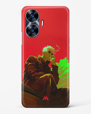 Scarlet Skies Serene Eyes Hard Case Phone Cover (Realme)