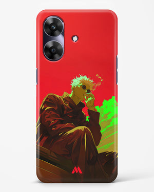 Scarlet Skies Serene Eyes Hard Case Phone Cover (Realme)