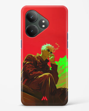 Scarlet Skies Serene Eyes Hard Case Phone Cover (Realme)