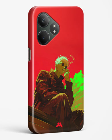 Scarlet Skies Serene Eyes Hard Case Phone Cover (Realme)