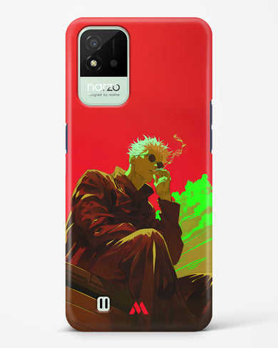 Scarlet Skies Serene Eyes Hard Case Phone Cover (Realme)