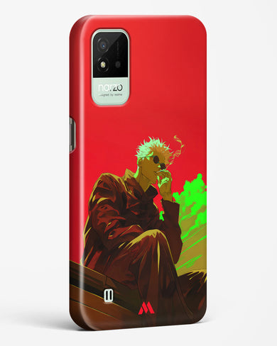 Scarlet Skies Serene Eyes Hard Case Phone Cover (Realme)
