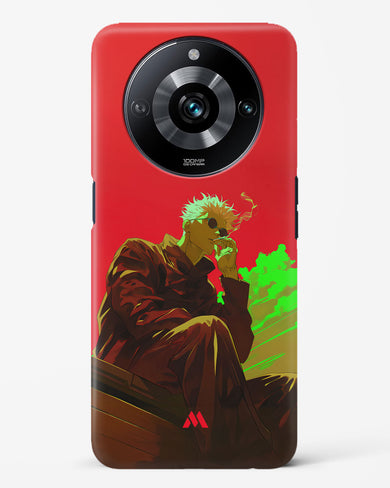 Scarlet Skies Serene Eyes Hard Case Phone Cover (Realme)