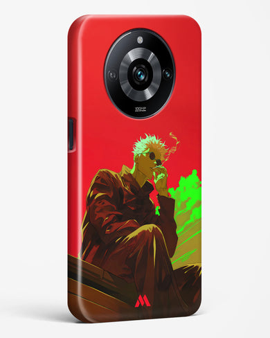 Scarlet Skies Serene Eyes Hard Case Phone Cover (Realme)