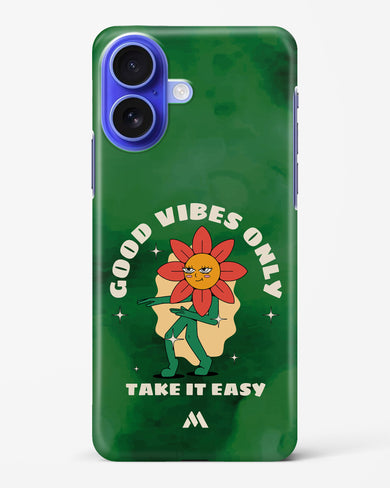 Good Vibes Only Hard Case Phone Cover (Apple)