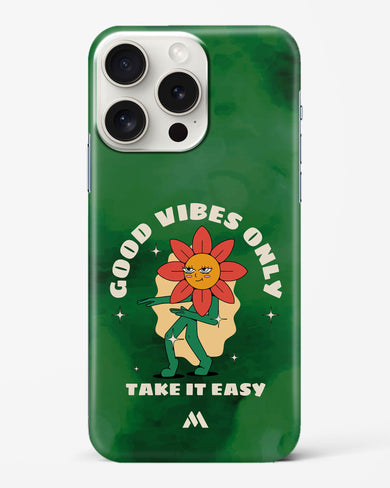 Good Vibes Only Hard Case Phone Cover (Apple)