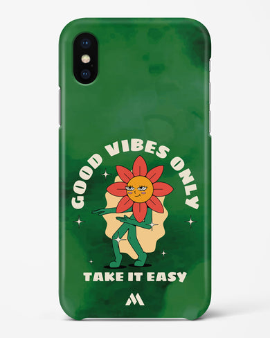 Good Vibes Only Hard Case Phone Cover (Apple)