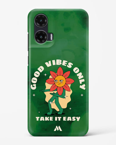 Good Vibes Only Hard Case Phone Cover (Motorola)